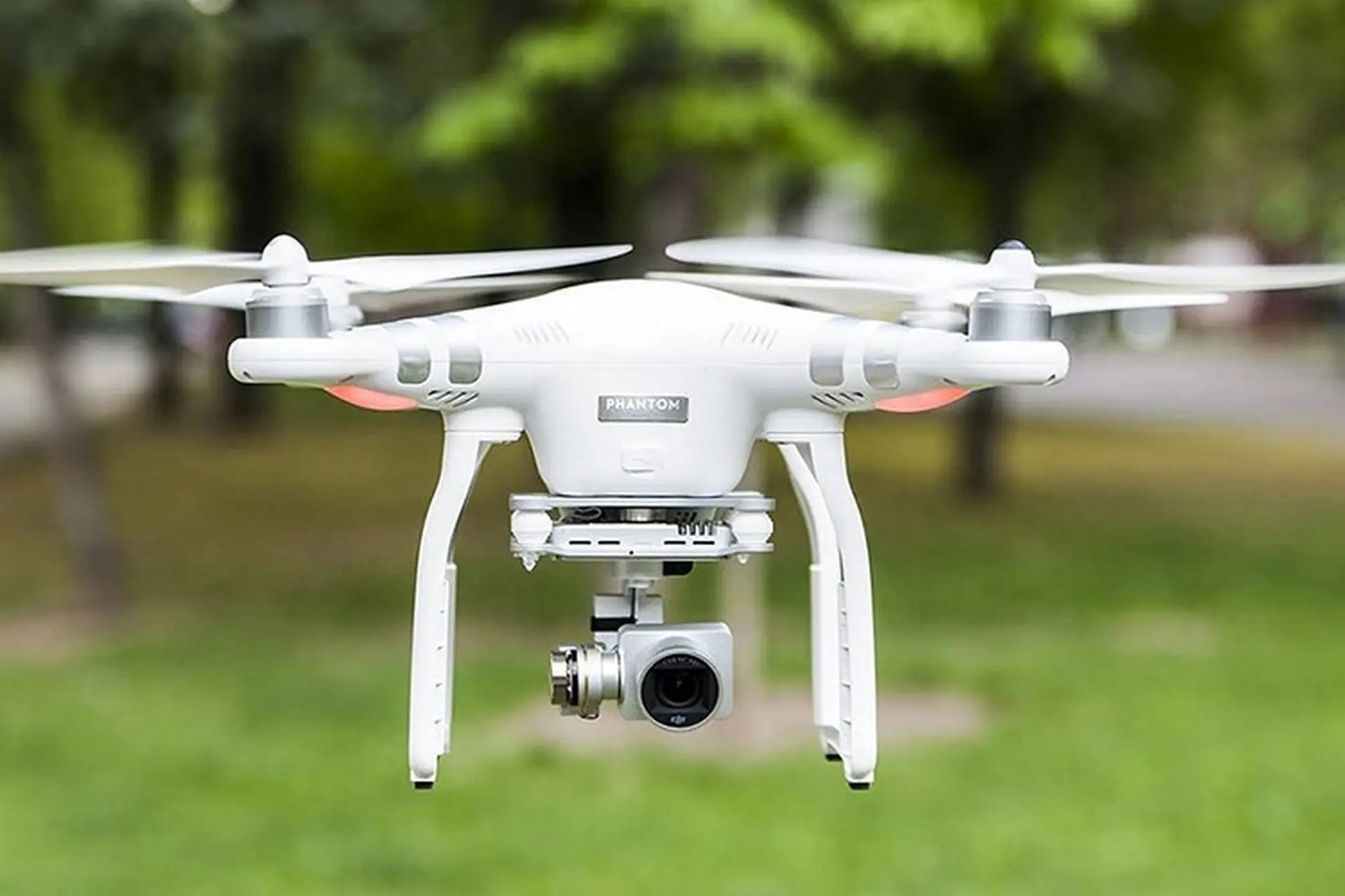 A camera drone in flight — check the aircraft before you fly